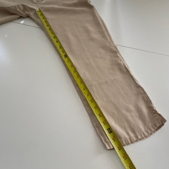 Ralph Lauren Jeans Women's 100% Linen High Waist Pants Size 6 - Picture 12 of 13